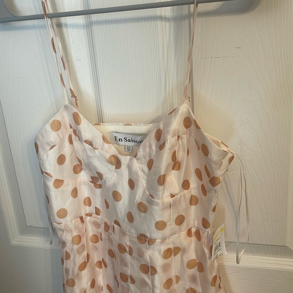 En saison Printed Midi Dress Size X-Small NWT